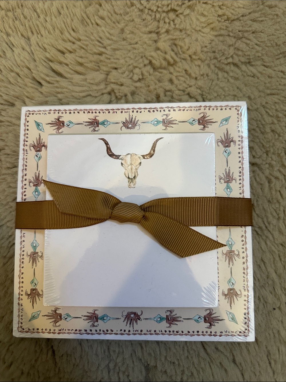 Texas Desert note pad and 60 card stock sheets